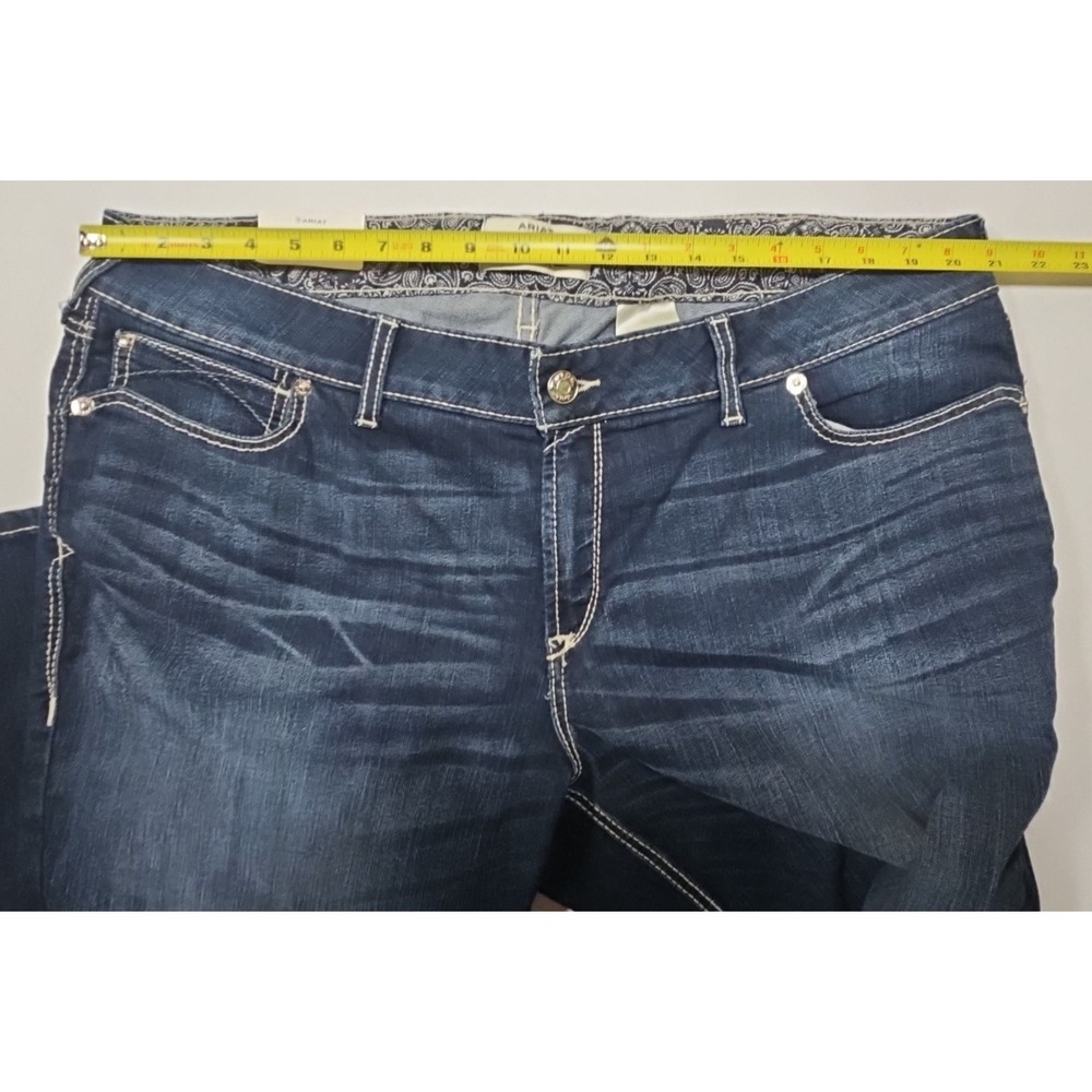 Ariat Real Mid Rise Straight Stretch Fit LITA Women's Size 22WR NWT- 10028920 - Picture 8 of 13